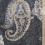 Navy Paisley Cotton Bandana