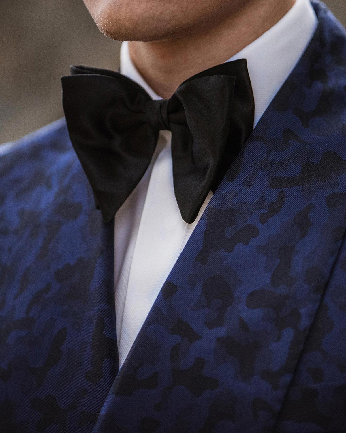 Monte Carlo — Black Silk Bow Tie