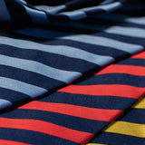 Navy & Light Blue Regimental Striped Silk Tie