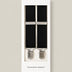 Black silk braces with silver clips presented in Stockholm Kravatt gift box