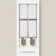 White silk braces with silver clips presented in Stockholm Kravatt gift box