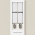 White silk braces with silver clips presented in Stockholm Kravatt gift box